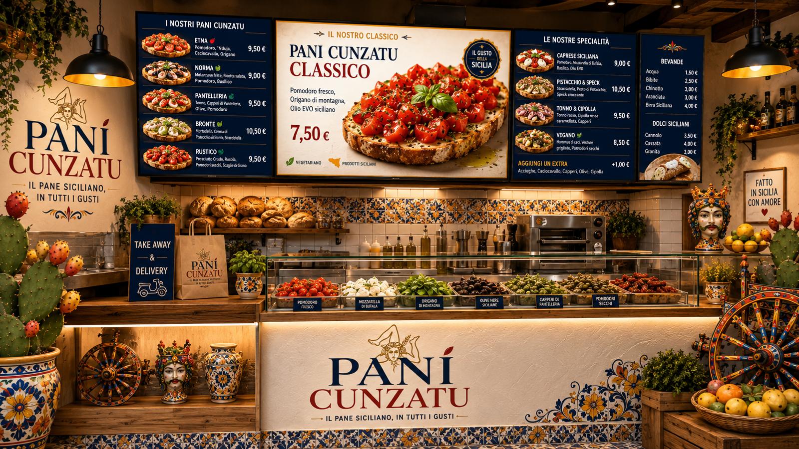 Format ristorante Panì Cunzatu